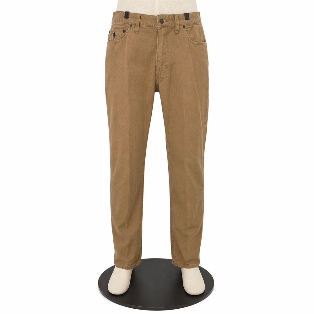 Polo Ralph Lauren Authentic Dungarees Mens 35x30 Khaki Tan Cotton Twill Pants